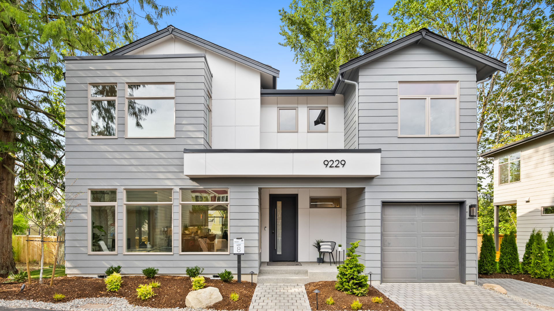 Image of Cedar Lot 8 from the Merit Homes Urban Series. This is an example of cottage housing.