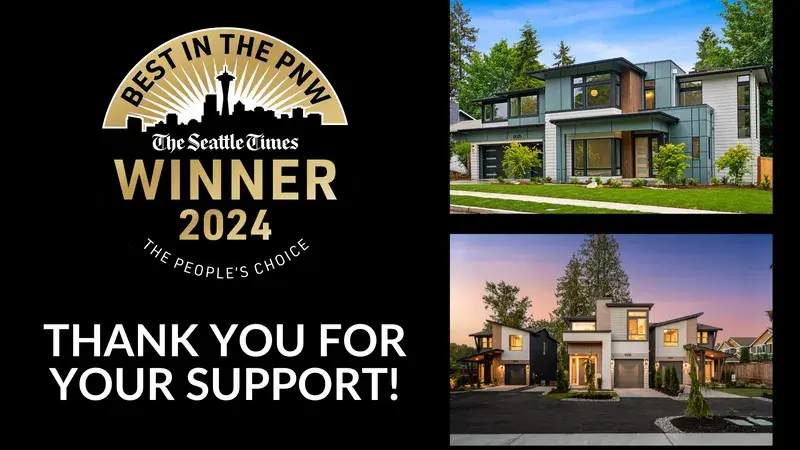 Merit Homes Takes Gold in Seattle Times' Best in PNW Contest